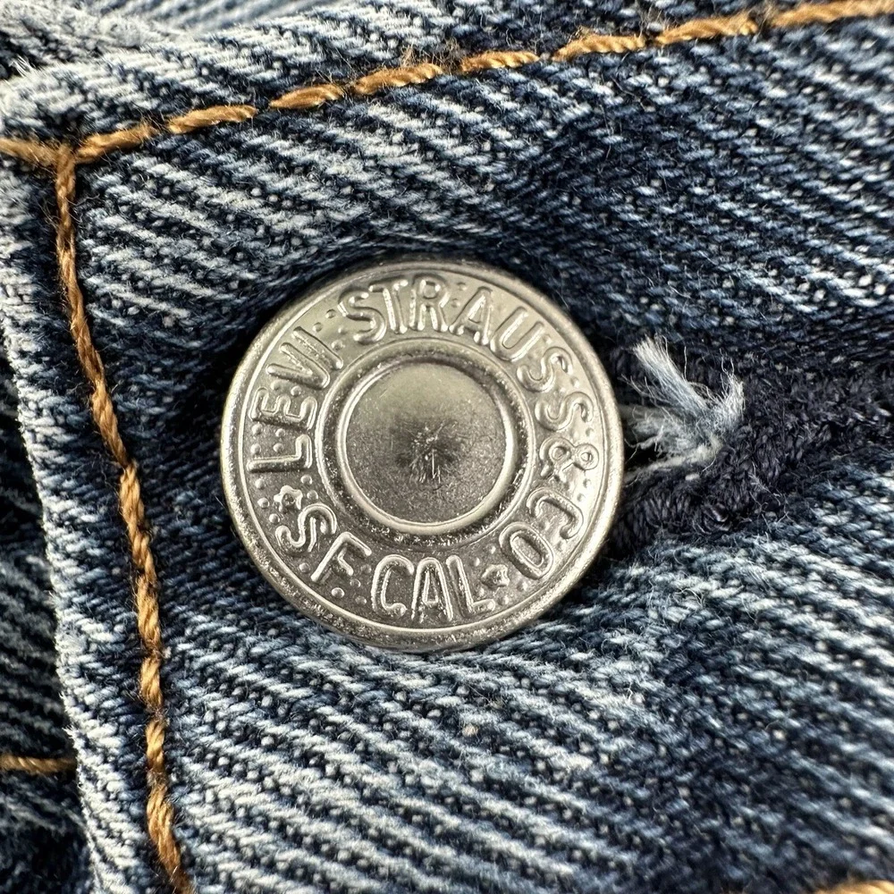 Levi's Mens 40x32 550 Blue Jeans Relaxed Straight Cotton‎ Denim Medium Wash EUC